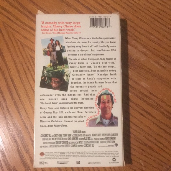 4 VHS Tapes Spies Like Us/ the Waterboy/ Bulletproof/ Funny Farm - Picture 9 of 9